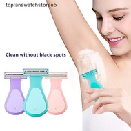 toplanswatchstoreub Portable Shaving Razor Stainless Steel Razor de Remove Body Hair for Woman MY