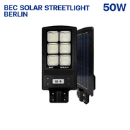 BEC โคมไฟถนนโซลาร์เซลล์ LED 30w 50w 100w 200w 300w รุ่น BERLIN Solar Streetlights พร้อมขายึด+รีโมท I