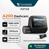 70mai Dashcam A200 Dual Channel 1080P Full HD+ HDR | 24H Parking Surveillance