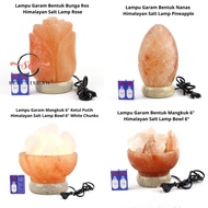 AISHAH SERIES ROSE SALT LAMP, BOWL SALT LAMP, HIMALAYAN PINEAPPLE SALT LAMP ROSE, PINEAPPLE RAYA LAM
