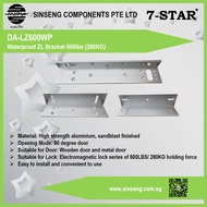 Waterproof ZL Bracket 600lbs (280KG) [Order Model: DA-LZ600WP BY:7-STAR*] For Door Access EM Lock Sy