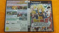 PS2 DVD 【 PlayStation 2 日文原版遊戲DVD光碟】  【七龍珠 Dragon Ball Z／Inf