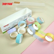 Masking Tape Pastel Set isi 12pcs/Washi Tape Joyko WT-100