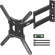 monTEK Long Sleeve TV Wall Mount for Most 23-65 Inch TVs, Extendable 29" TV Mount, Swivel and Tilt,