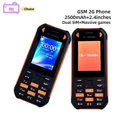 S31 Three-proof Button CellPhone 2.4inches Dual SIM Camera Bluetooth JAVA FM Radio Games Cellphone 2