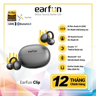 Earfun Clip Bluetooth Headset Open-Ear Design Bluetooth 6.0 Hi-Res LDAC 40H Battery
