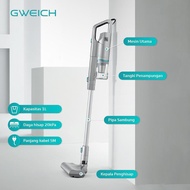 Neozen Cordless Vacuum Cleaner X7 dan X5 Cordless - Vacuum Cleaner X5 Baterai - Gweich GWV-20W06