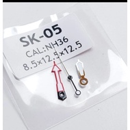 Hand Needle Seiko MOD Skx, Turtle, Monster 7s26, Nh36,4r36, 4r35 seiko5