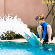 遊泳推進器電動浮板大人遊泳衝浪板小孩劃水兒童浮板遊泳助力趴板