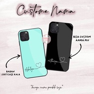 Softcase Glass Custom Name [SK438] Oppo Reno 7 4G a54 a5s a1k a5 a9 a39 a15 a71 a52 a92 4f y30 y50 a
