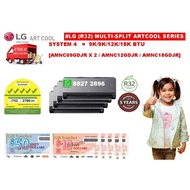 *FREE $300 GIANT VOUCHER*5 TICK LG ARTCOOL (R32) *WIFI* SYSTEM 4 AIRCON + FREE SITE SURVEY + FREE 5 