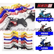 y15zr v2~ y15zr v2 accessories~ 🔥 Alloy Brake Clutch Lever Set Y15ZR RS150 LC135 / YAMAHA Y15ZR V1 V2 / RS150 lever / K