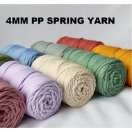 4mm Benang pp spring 300g / PP Spring Yarn 4mm 圆股纱线圆绳