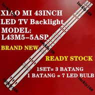 NEW 1 SET XIAO MI 43INCH LED TV Backlight L43M5-5ASP Light Bar LT-43T510F TCL43D07-ZC22AG-05 TV