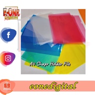 A4 L SHAPE HOLDER FILE / SEMI TRANSPARENCY COLOUR / NO.571 1PCS