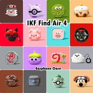 【Discount】For IKF Find Air 4 Case Casing Soft Silicone Earphone Case Trendy Cartoon Series