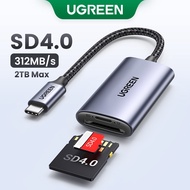 UGREEN Type C To TF SD 4.0 Card Reader For ipad Laptop Accessories Memory Card Adapter SD Card Reade