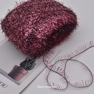 13 Colors Glitter Yarn for Crochet Thread Silver Gold Knitting Yarn Art Rose Sequin Metallic Yarn fo