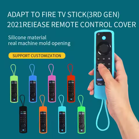 Protective Silicone Case for Amazon Fire TV Stick 4K MAX/ 3rd Gen /4K 2021, Remote Control, Drop Pro