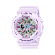 Casio Baby-G Digital-Analogue Purple Resin Strap Women Watch BA-110XPM-6ADR