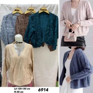 Imported knitted cardigan 6914