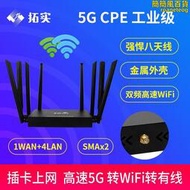 工業級千兆5G插卡CPE無線路由器高速雙頻WiFi 全網通可寬帶撥號