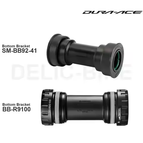 Shimano DURA-ACE R9100 Bottom Bracket-SM-BB92-41 Press Fit 86.5 mm shell width and BB-R9100 Threaded