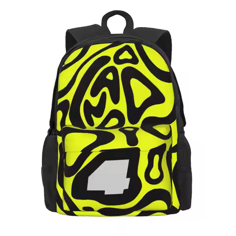 F1 2024 - Lando Norris #4 Backpack Daypack Large Capacity Children BookBag School Bag Shoulder Bags 