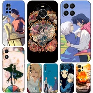 Case For Huawei y6 y7 2018 Honor 8A 8S Prime play 3e Phone Cover Soft Silicon Howl's Moving Castle