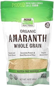 Now Foods Organic Amaranth Whole Grain 16 oz