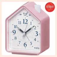 Seiko Clock (Seiko Clock) Alarm Clock Pink Pearl 110×86×62mm NR434P