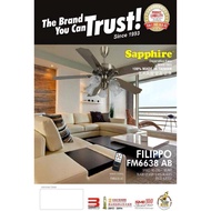 Sapphire Filippo 52" Ceiling Fan With Lights FM6638