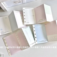 【3243人好评】4款混搭版原创M5三折页房子四叶草梦核少女心活页本替芯内页内芯【 3243 reviews 】 4 mixed and matched versions original