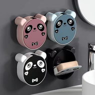 Kotak Sabun Dinding Motif Panda / Kotak Sabun / Tempat Sabun Batang