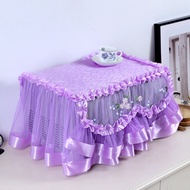 Microwave Oven Dust Cover Dustproof Oilproof Cover Microwave Dust Cover Universal Full Cover Lace Ov