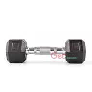 Hexagonal Rubberized Dumbbells 3kg (Dumbbells 3kg/3kg Dumbbells/Muscle Strength Training/Muscle Line