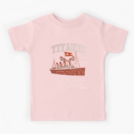 Titanic Vintage Cruise Sinking Ship Atlantic Ocean Voyage Kids T-Shirt - Unisex #555