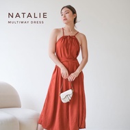 Christmas Midi Dress Natalie Multiway Dress Women's Casual Flare Sleeveless DRS C018 By D 4 you