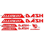 Bicycle Cutting sticker Element Dash Bicycle sticker