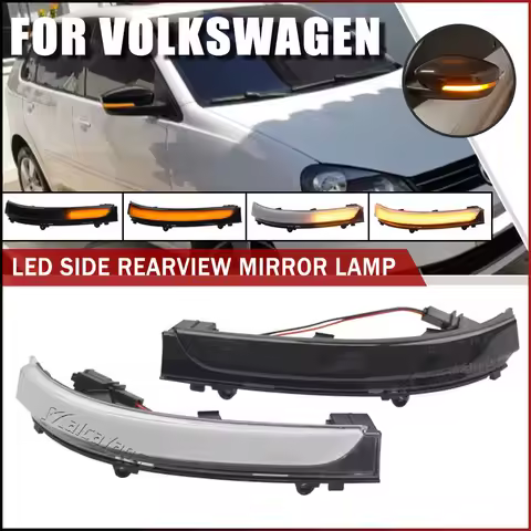 2Pcs For Volkswagen GOL G6 G7 G8 FOX UP! POLO Golf 4.5 Vento Voyage Saveiro CrossFox Dynamic LED Fla
