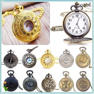 ESPOIR Fob Watches Flip Quartz Vintage Pocket Watch