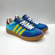 Sepatu Adidas Gazelle Indoor Gums Blue Yellow Original Vietnam Bnib