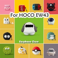 READY STOCK! For HOCO EW43 Case Innovation Cartoon Audio Soft Silicone Earphone Case Casing Cover