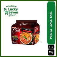 Mamee Chef Instant Noodles Kari Laksa/ Tomyam/ Ayam Pedas/ Lontong | 4's