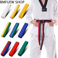 BMFUEW Aikido จูโด สายรัดเอวมาตรฐาน Jiu Jitsu คาราเต้คาราเต้ Ronin IN สายคาดเอวป้องกัน เข็มขัดเทควัน