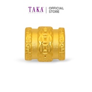 TAKA Jewellery 999 Pure Gold Charm Barrel