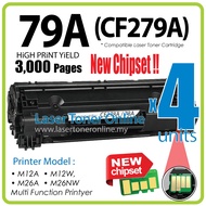 4x Compatible to H* LaserJet Pro M12a M12w MFP M26a MFP M26nw H* 79A CF279A / CF279X 79X H*79X