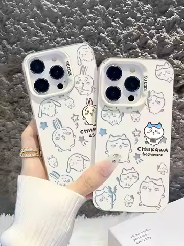 Cartoon Chiikawas Hachiware Usagi Case for Xiaomi Redmi A1 A3 13C 9C 9T Note 8 9 9S 10 11 12 13 Pro 