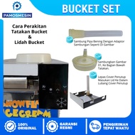 MESIN Pamosroom Bucket Set Snow Ice Cream Machine Ice Cream Dough Bingsu Bingso