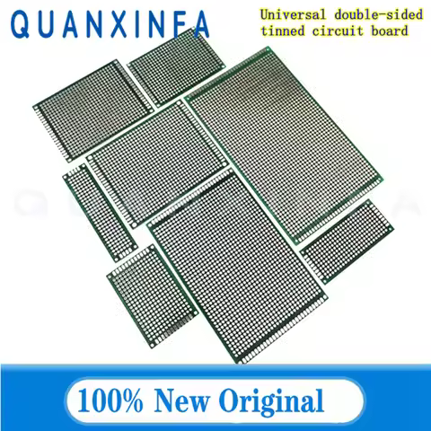 1-5PCS 6x8 5x7 4x6 3x7 2x8cm Hole plate General printed circuit board double-sided tinspray plate un